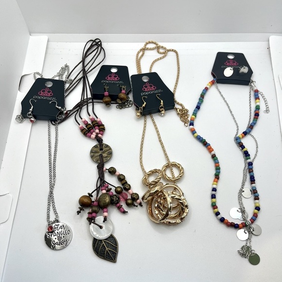 4 for $8 paparazzi jewelry new - Picture 2 of 11